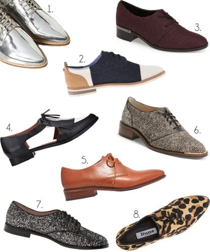 Oxfords, Fall 2015 Shoe Trends 2